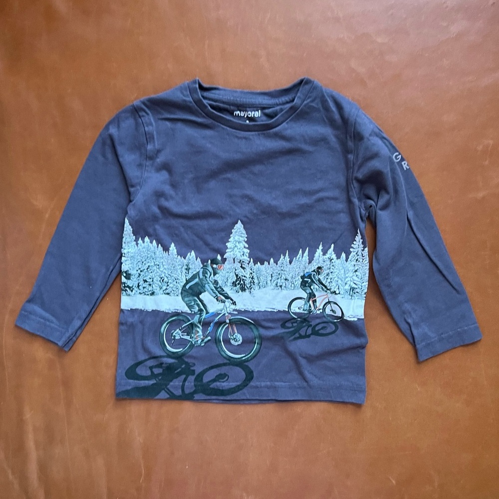 MAYORAL Mountain Bike Shirt, Size 3